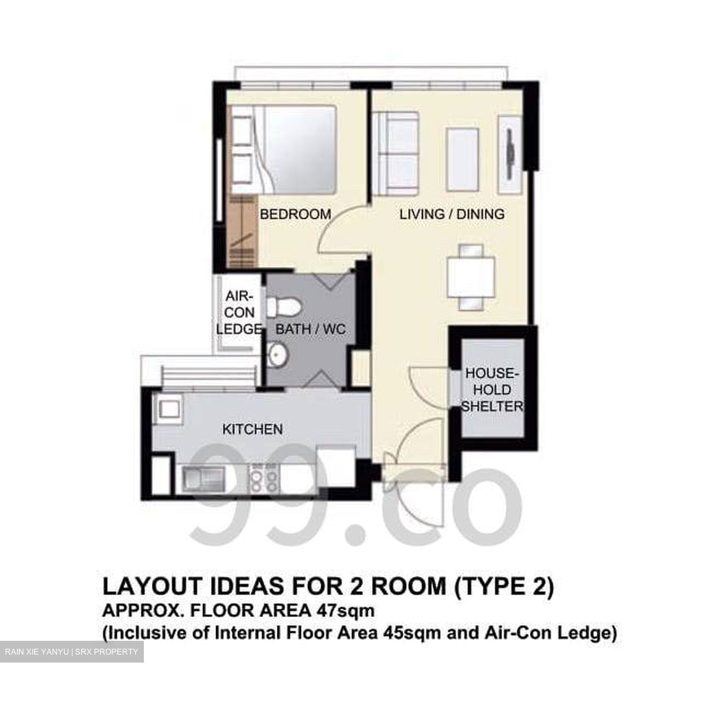 Blk 693B Admiralty Grove (Woodlands), HDB 2 Rooms #586217881